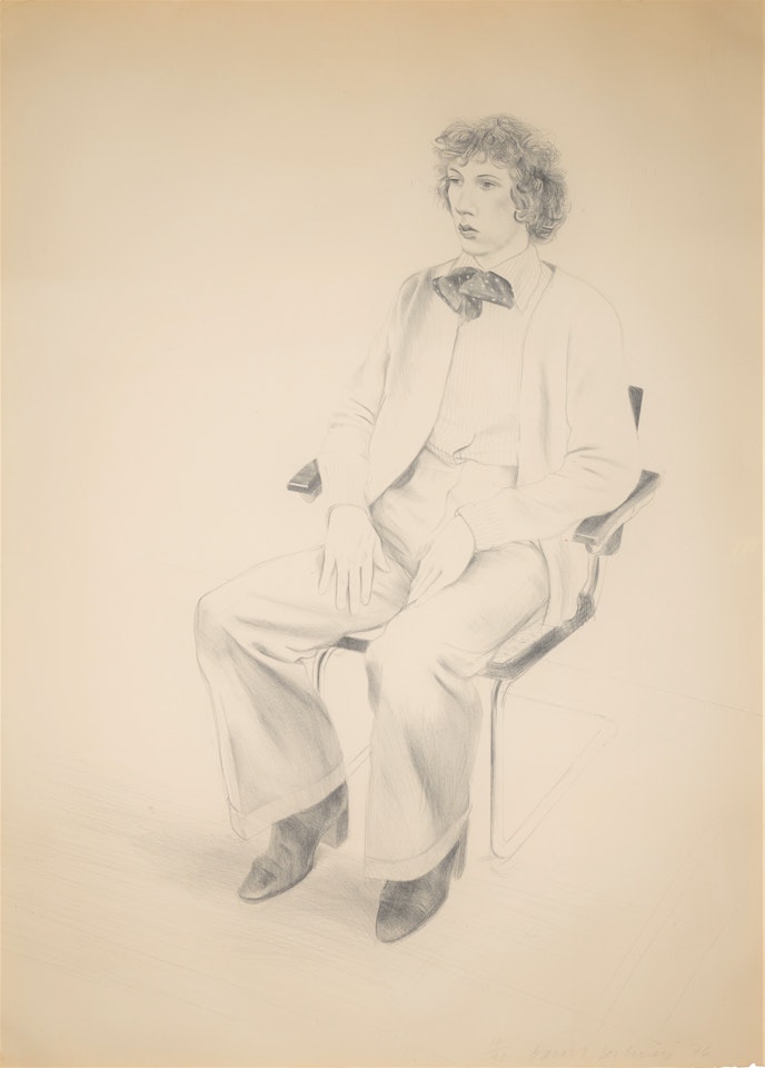 Gregory Evans (from Friends) (S.A.C. 176; MCA Tokyo 165) by David Hockney