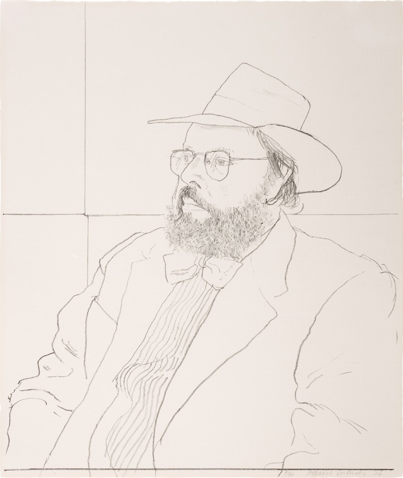 Henry Geldzahler with Hat (from Friends) (S.A.C. 181) by David Hockney