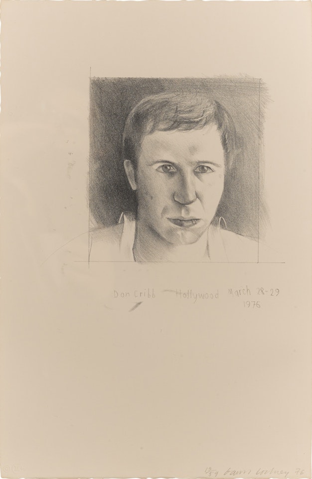 Don Cribb (from Friends) (S.A.C. 183; MCA Tokyo 171) by David Hockney