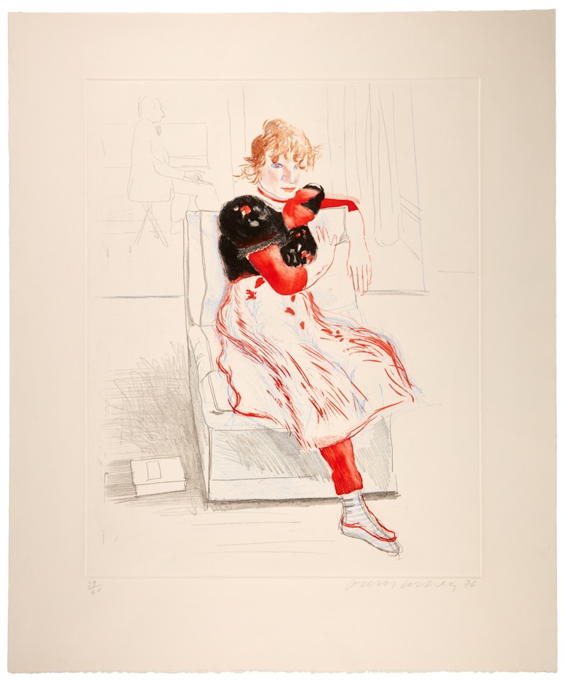 Celia Observing by David Hockney