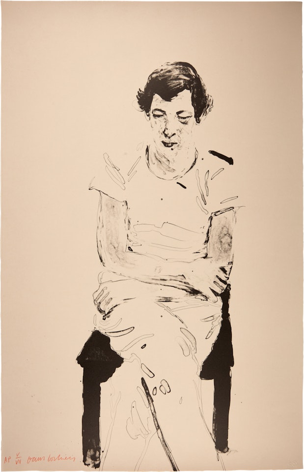 Gregory Thinking of Henry (from Friends) (MCA Tokyo 200) by David Hockney