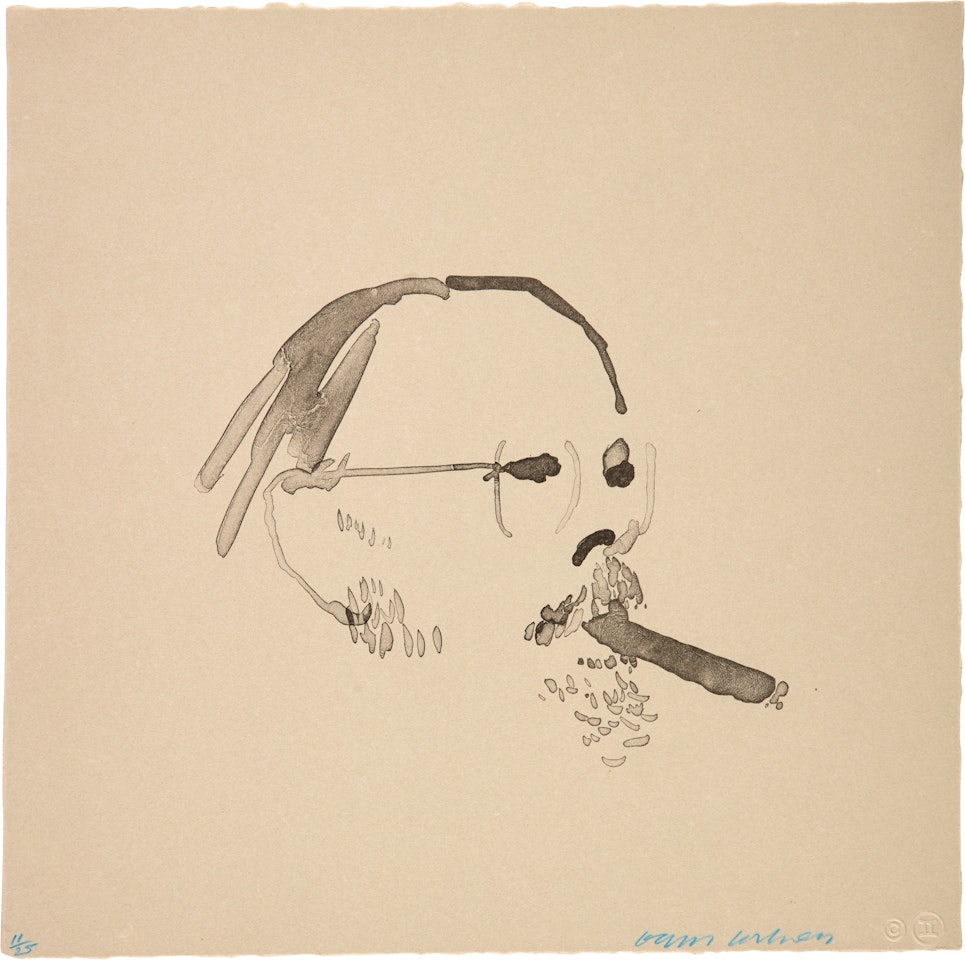 Henry with Cigar (from Friends) (MCA Tokyo 201) by David Hockney