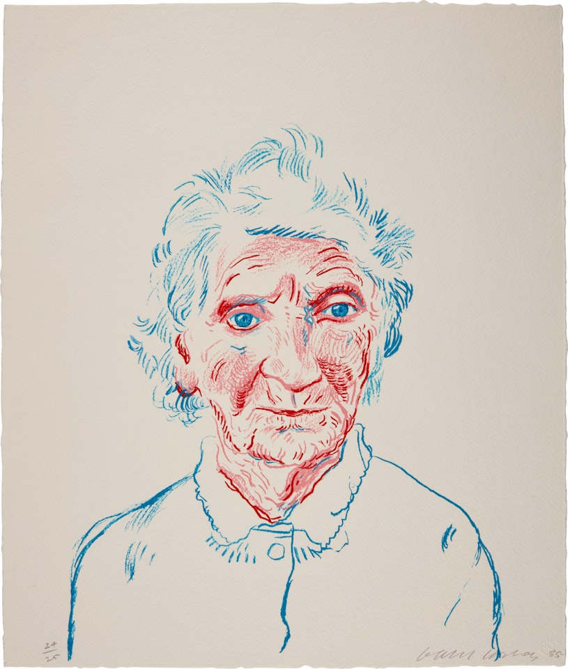 Portrait of Mother III (from Moving Focus) (MCA Tokyo 283) by David Hockney