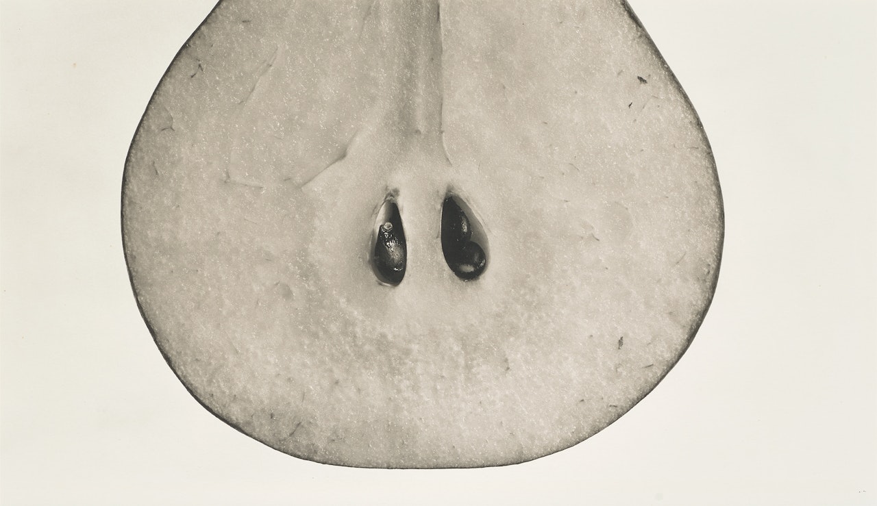Pear with Seeds (A), New York by Irving Penn