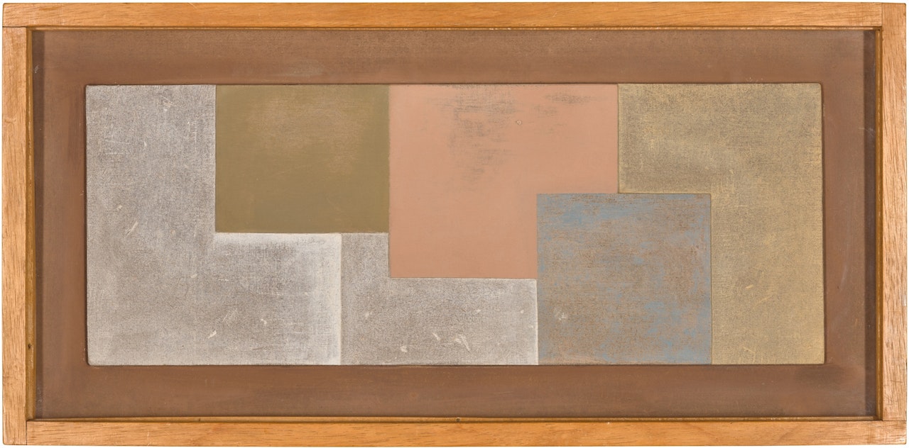 Dec 61 (Clay Green) by Ben Nicholson, O.M.