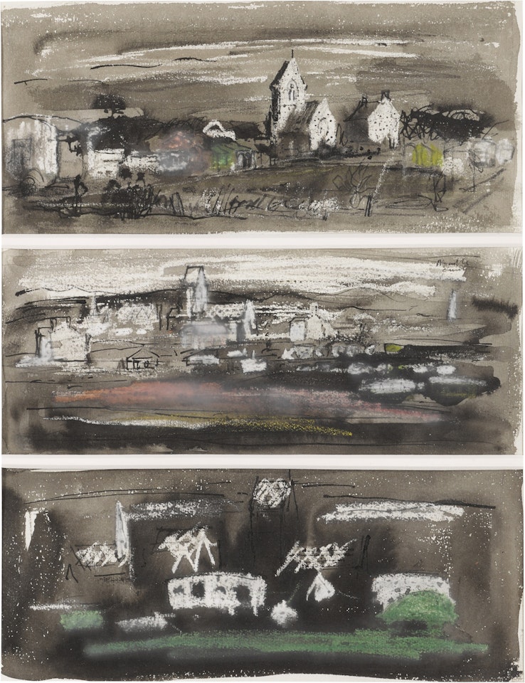 Towyn Church and Holiday Camp, Ryhl by John Piper