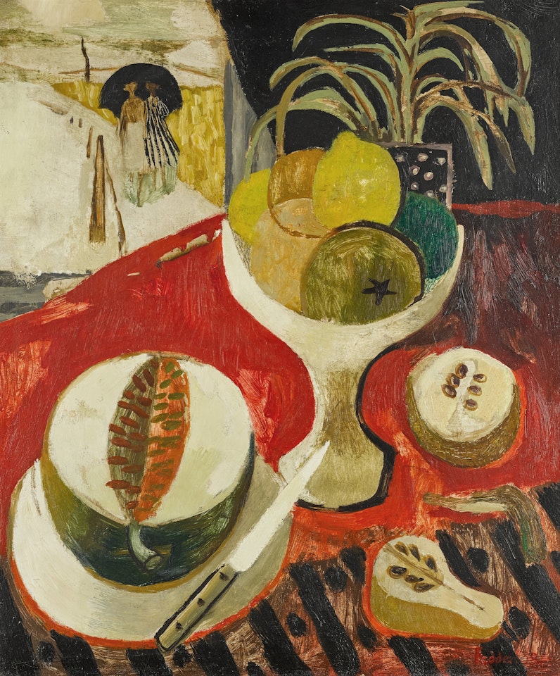 The Black Umbrella by Mary Fedden