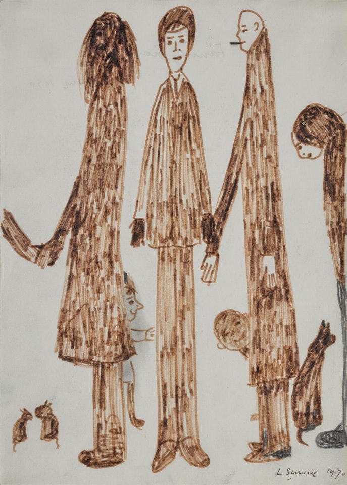 Family Group by Laurence Stephen Lowry