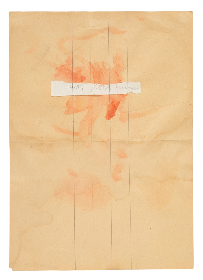 Rot, Loch, Lampe by Joseph Beuys