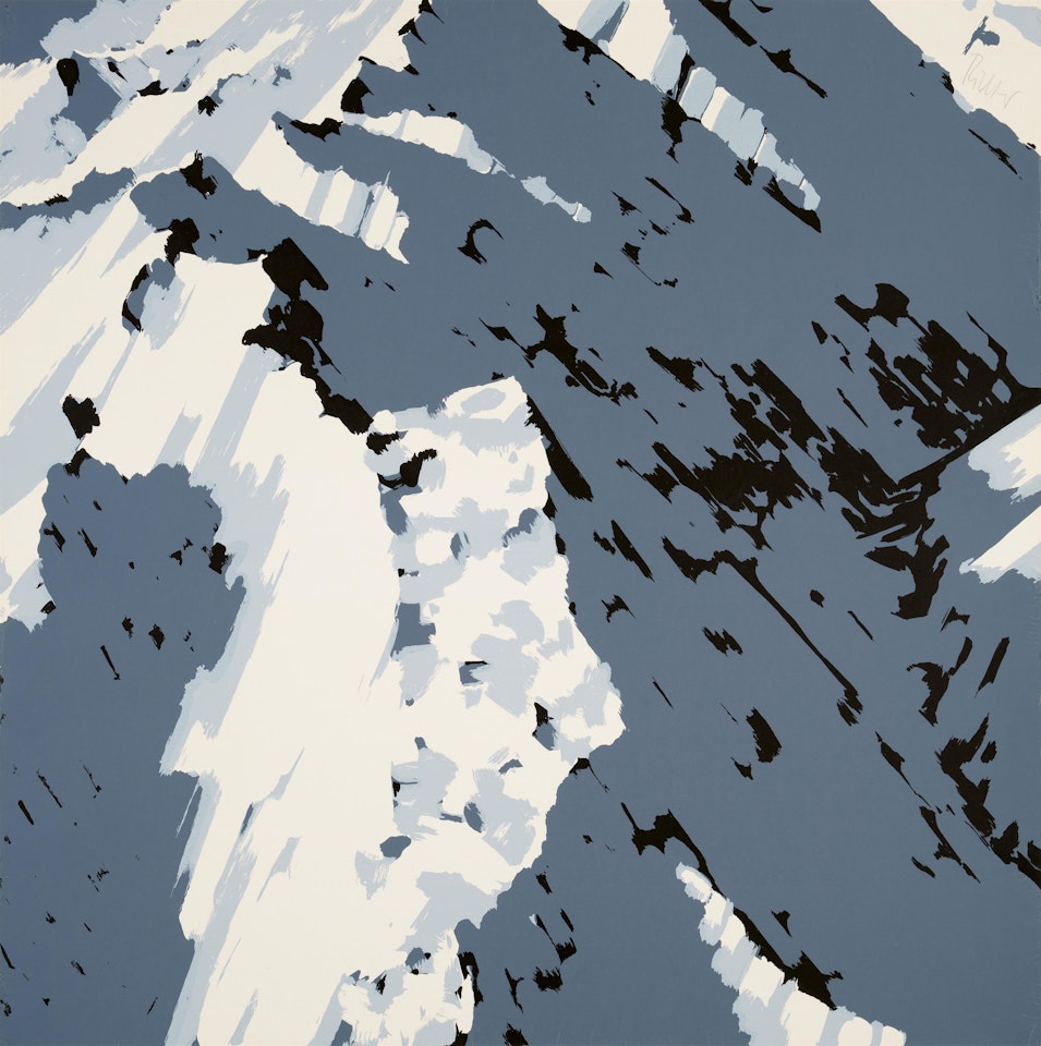 Schweizer Alpen I (A2) by Gerhard Richter