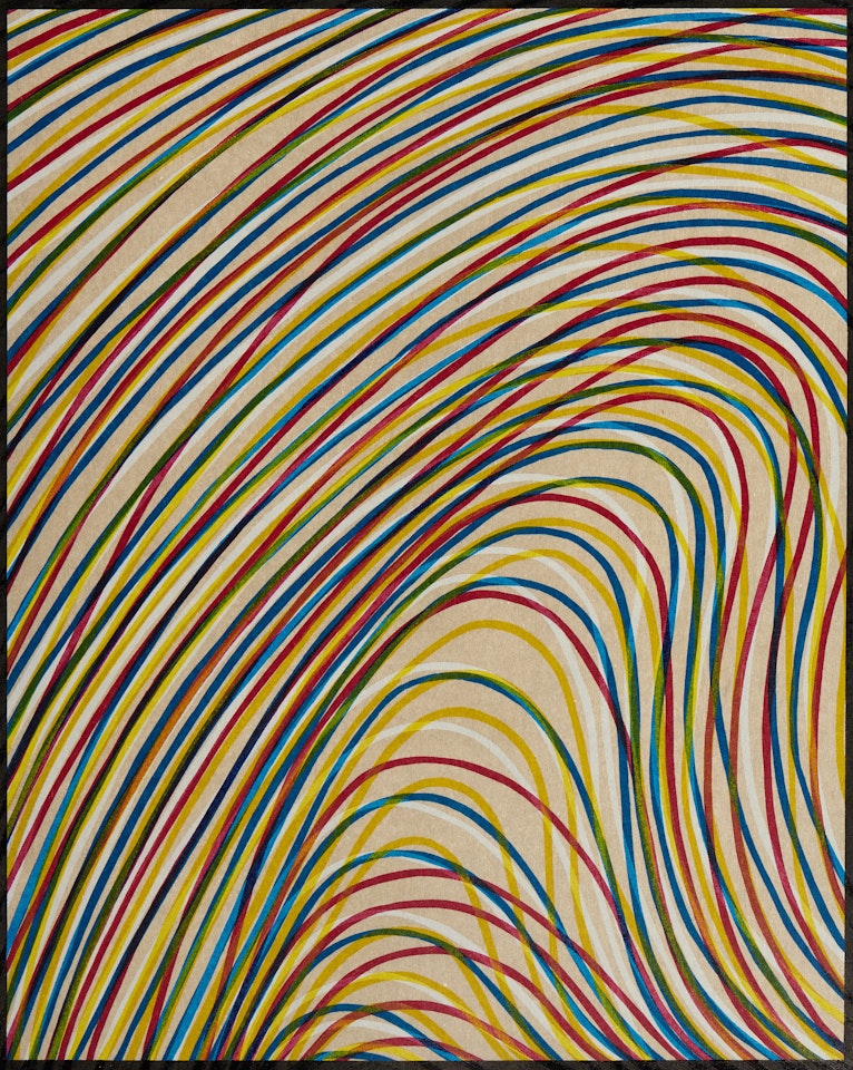 Wavy Lines on Gray (from: Sequences) by Sol LeWitt