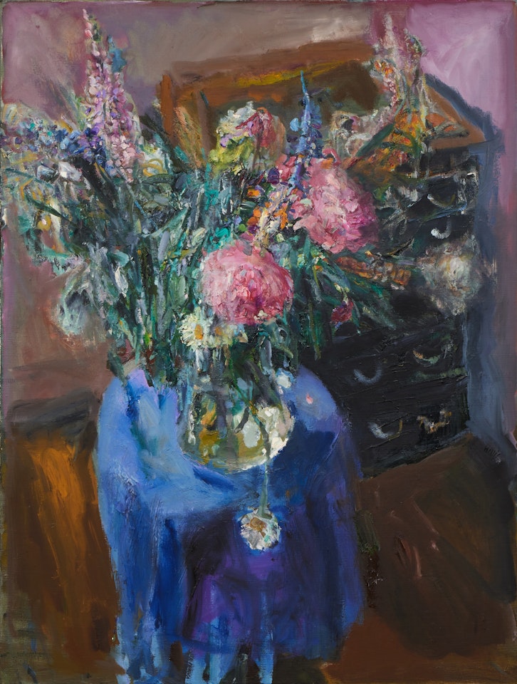 Blumen im Arbeitszimmer by Bernhard Heisig