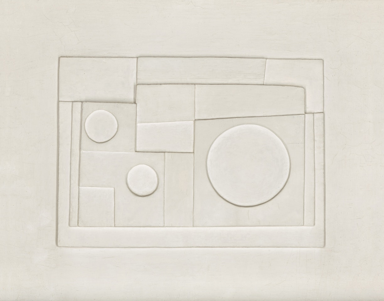 (White Relief) by Ben Nicholson, O.M.