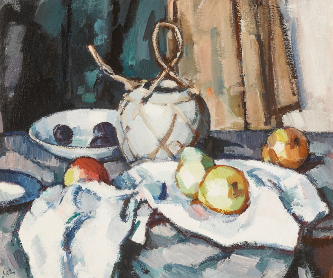 Still Life with Ginger Jar by Samuel John Peploe