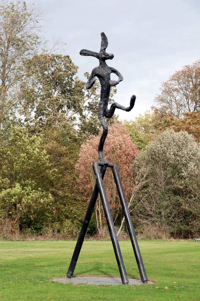 The Cricketer by Barry Flanagan