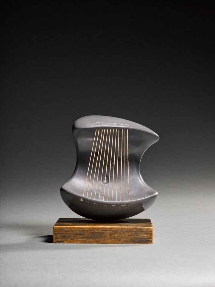 Head and Strings by Henry Moore