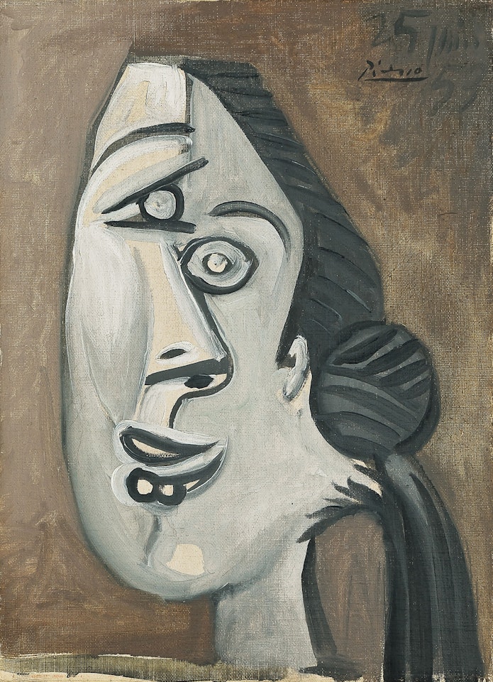 Tête de Femme au Chignon by Pablo Picasso