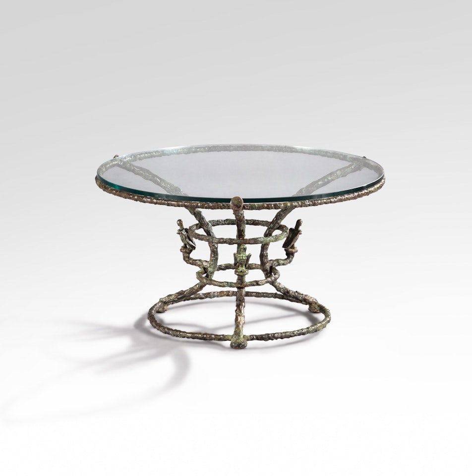 Table basse aux Harpies by Diego Giacometti