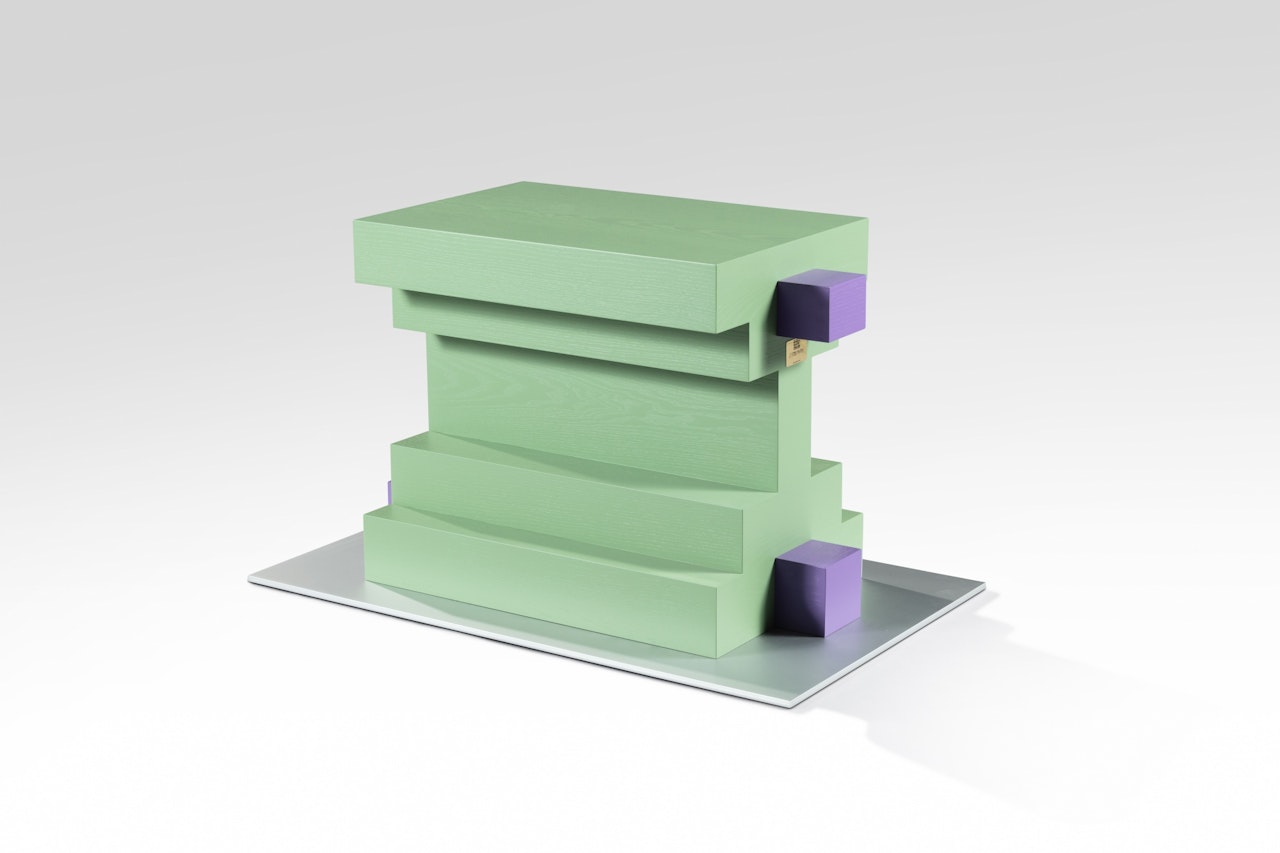 Table basse Un Immenso Deserto by Ettore Sottsass
