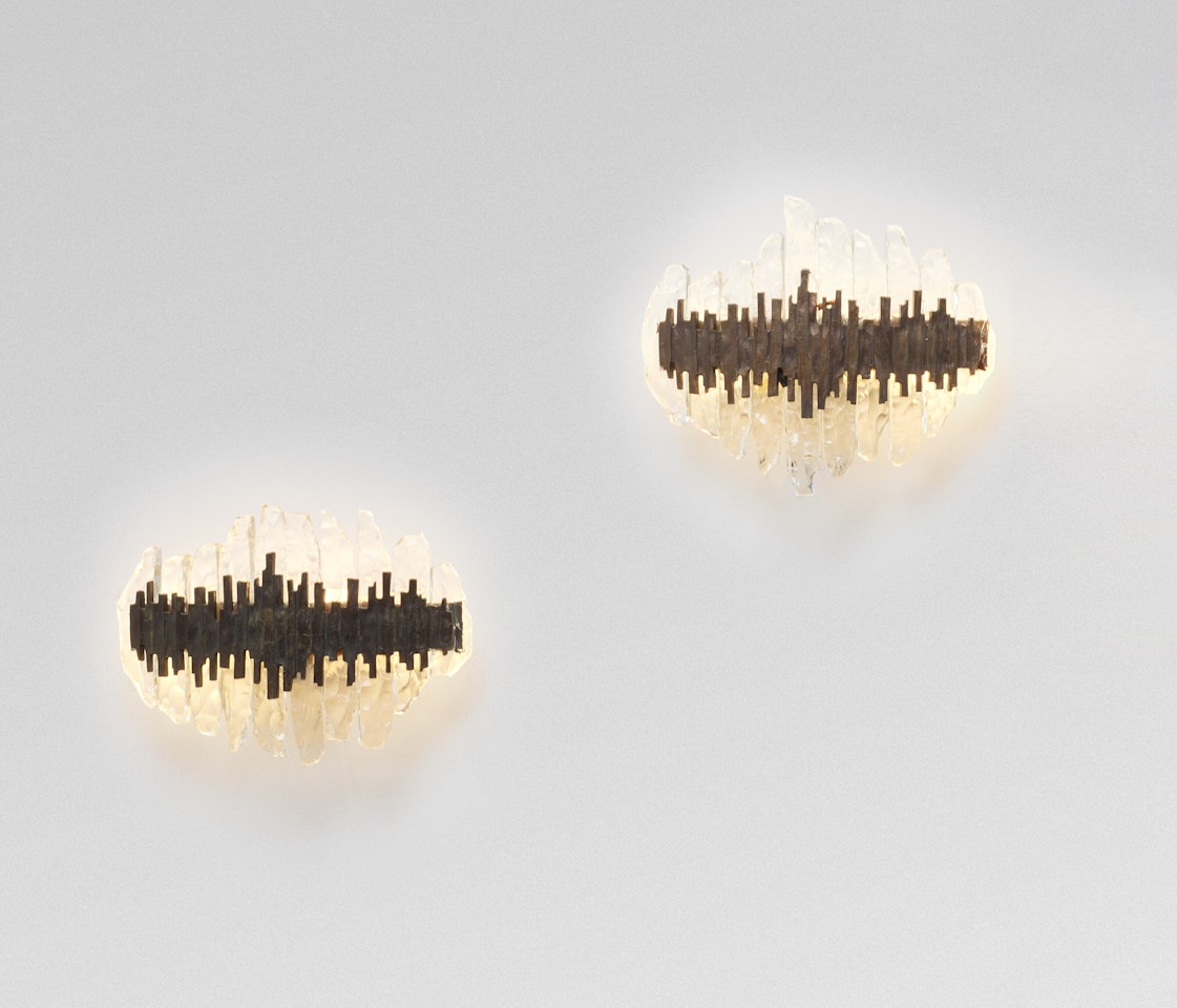 PAIRE D'APPLIQUES '' by Max Ingrand