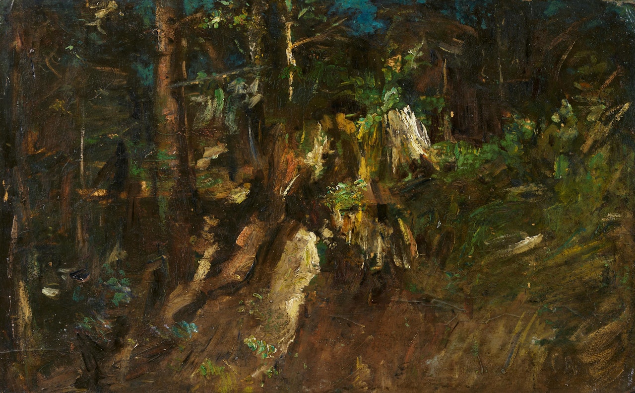 Der Wilde Graben bei Weimar by Christian Rohlfs