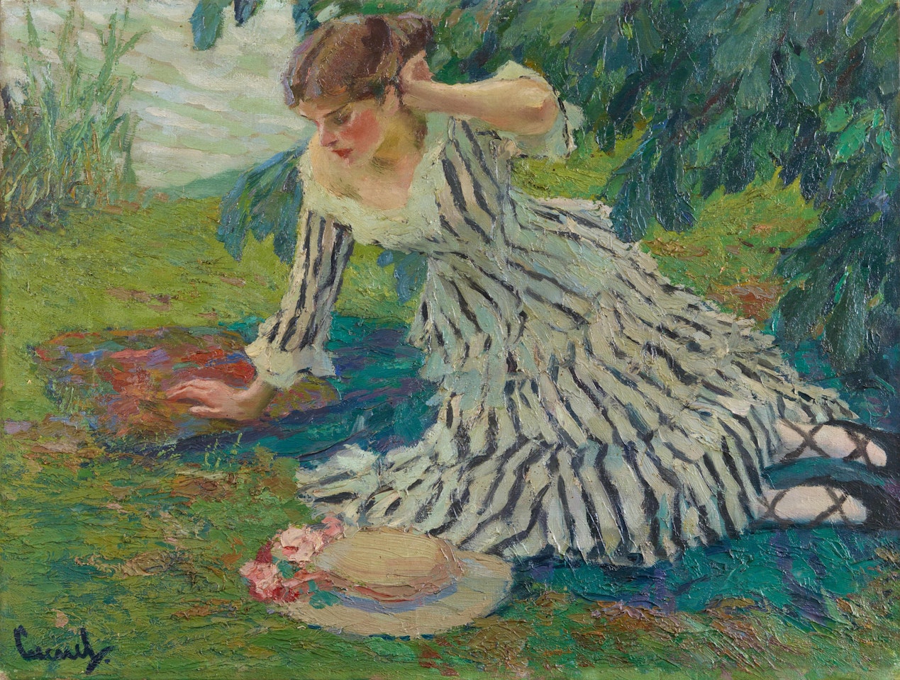 Nach der Siesta by Edward Cucuel