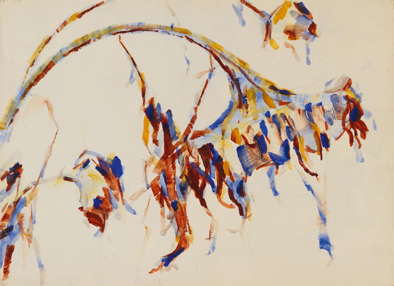 Hängende Sonnenblume I by Christian Rohlfs