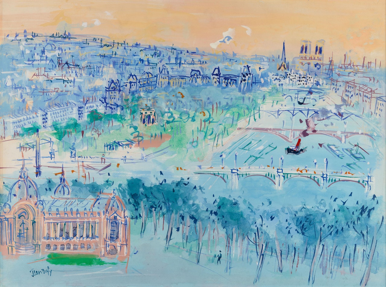 La Seine et le Petit Palais by Jean Dufy