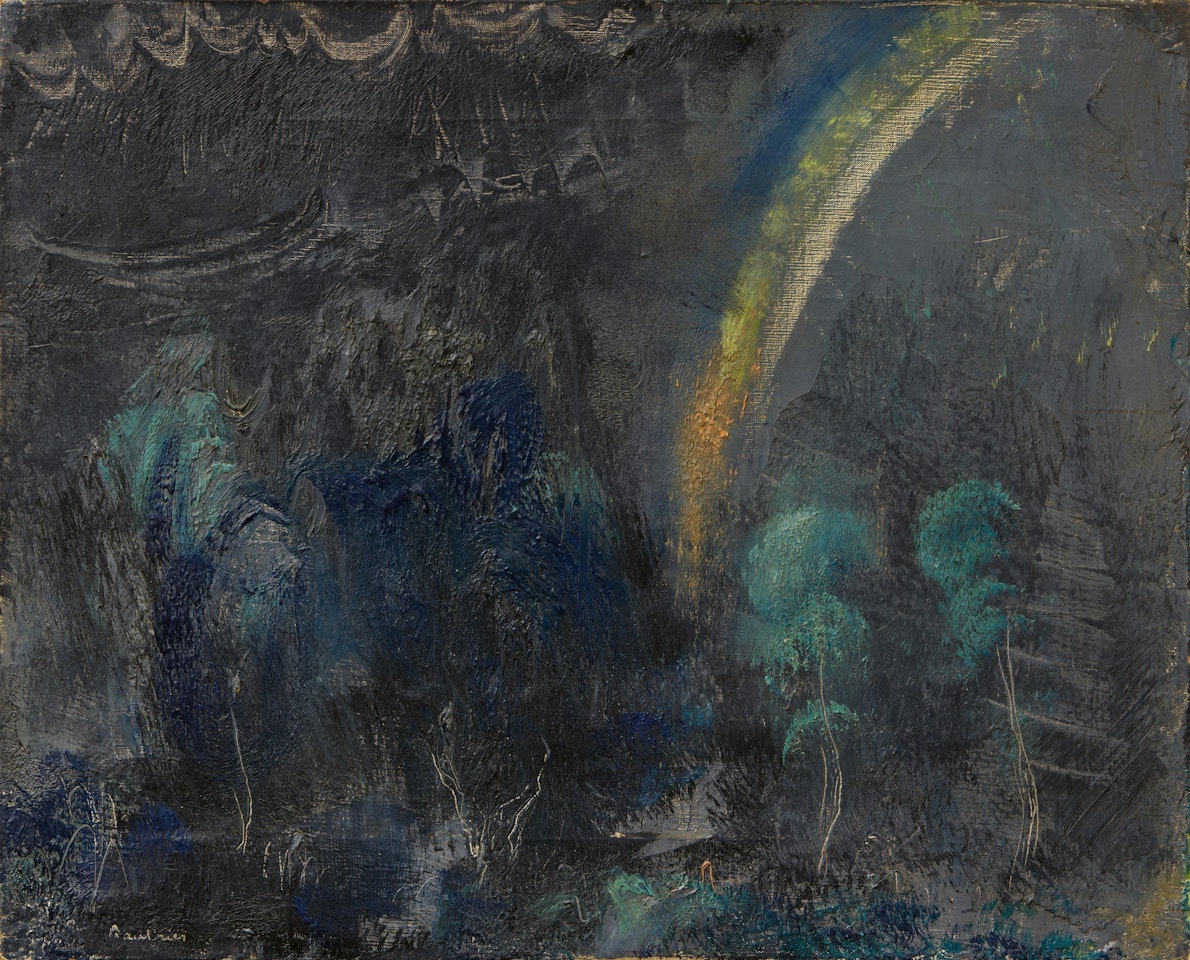 L'arc en ciel by Jean Fautrier