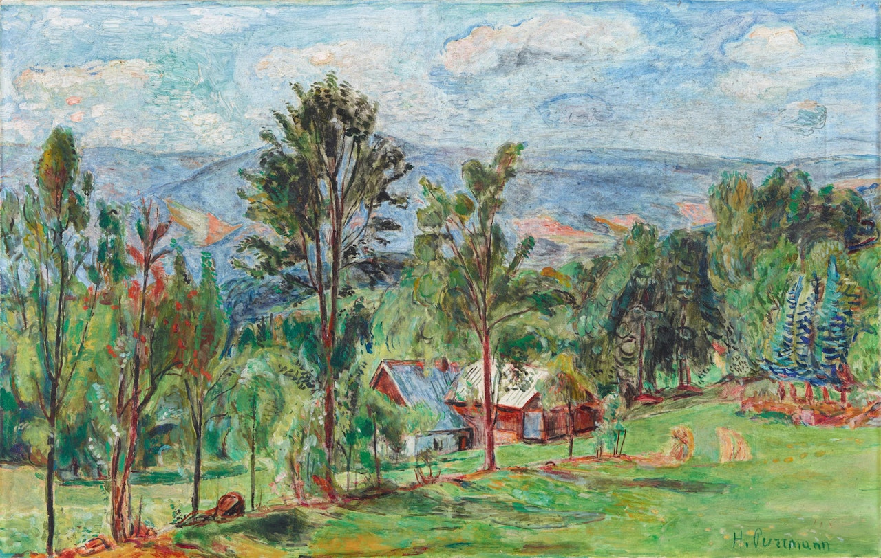 Landschaft near Schreiberhau by Hans Purrmann