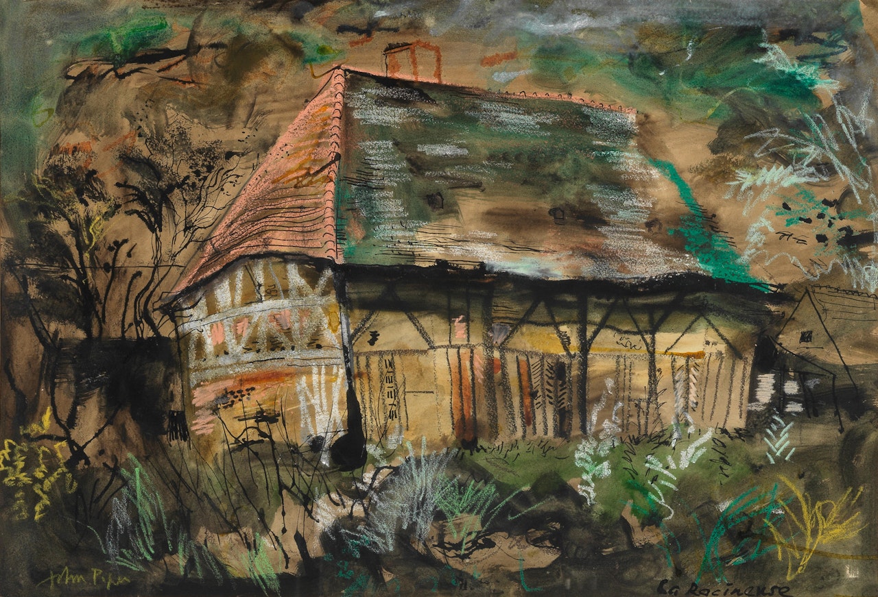 La Racineuse: (Bresse) by John Piper