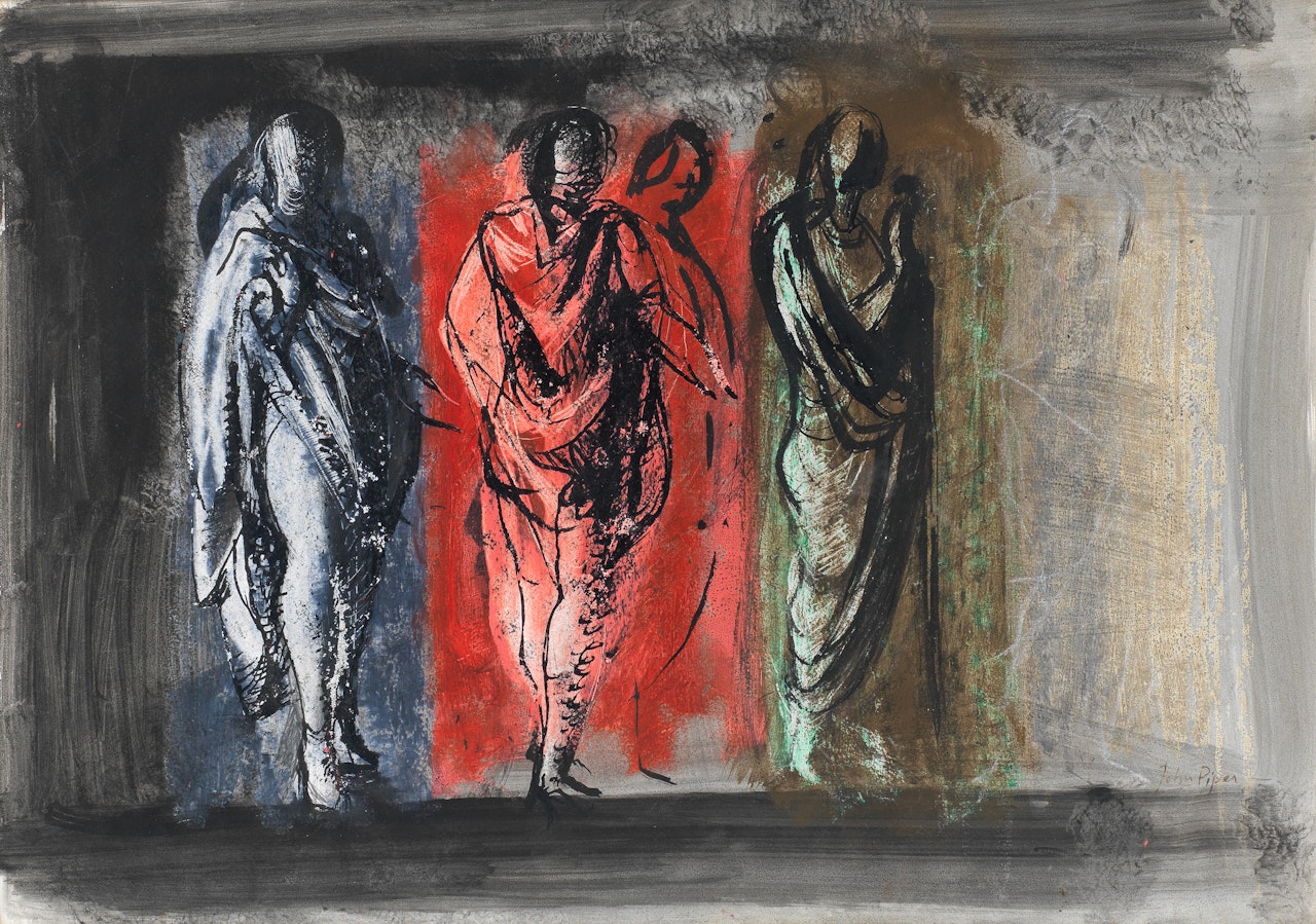Draped Figures by John Piper