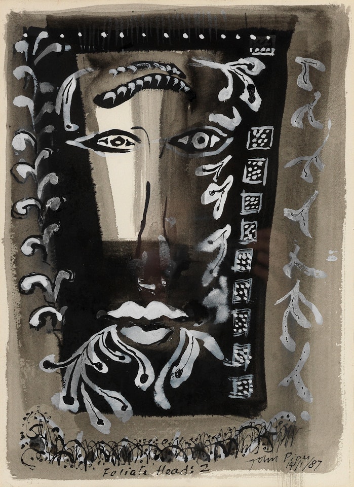 Foliate Head: 2 by John Piper