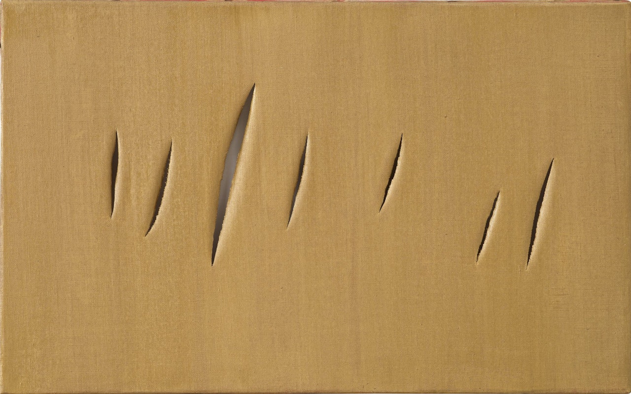 Concetto spaziale, Attese by Lucio Fontana