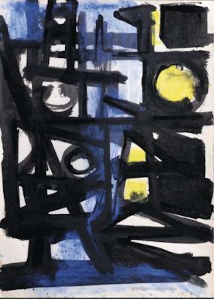 Per una strada notturna by Emilio Vedova