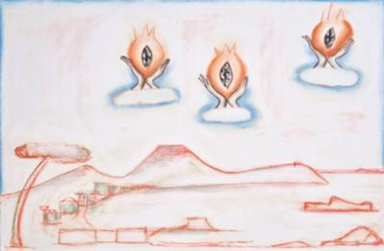 Offerta di melograni al tempio della Campanella by Francesco Clemente