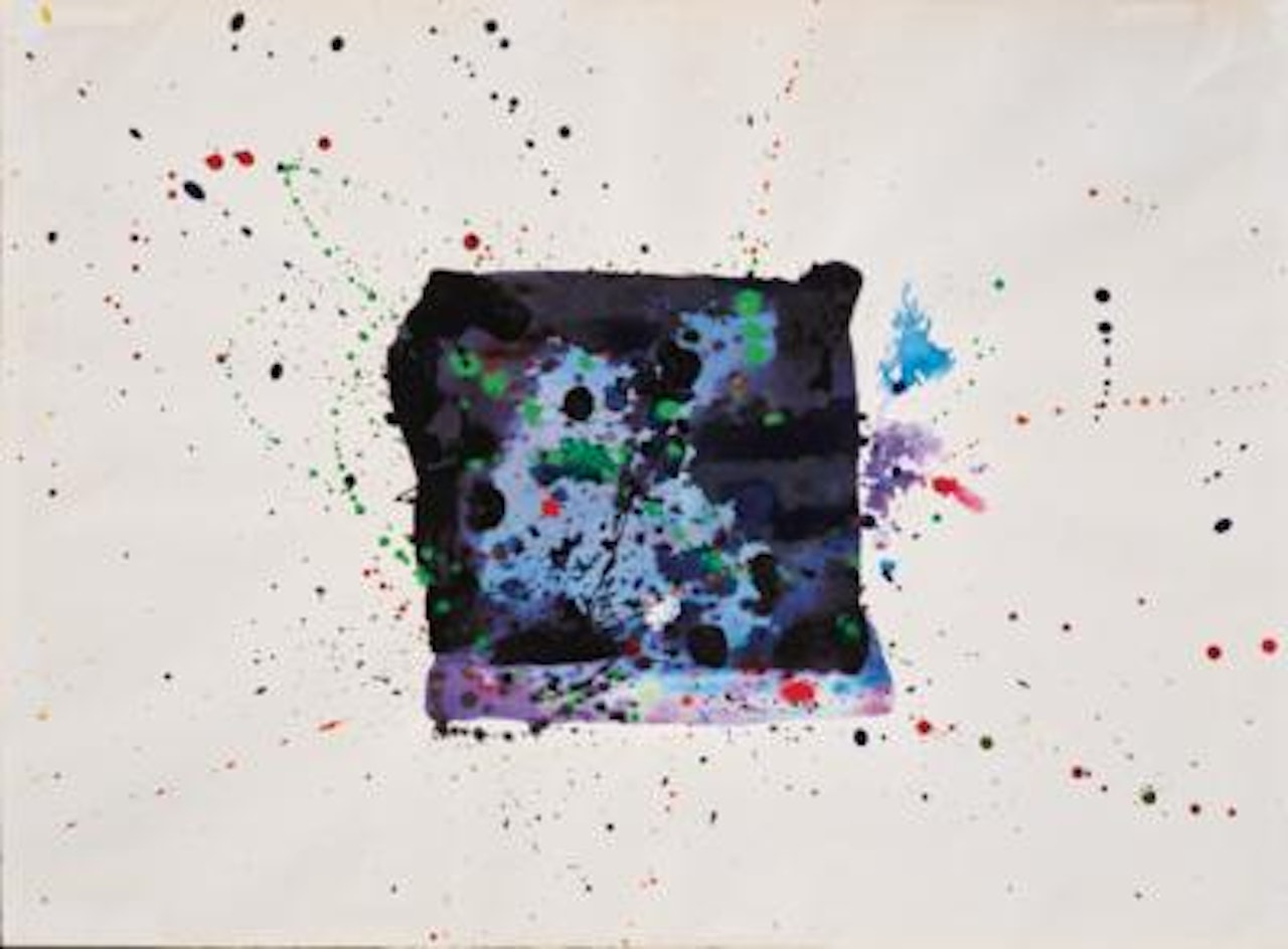 Untitled (SF73-294) 1973 Signed by Sam Francis