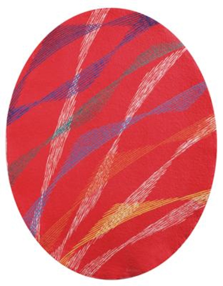 Untitled (Ovale Rosso) by Piero Dorazio