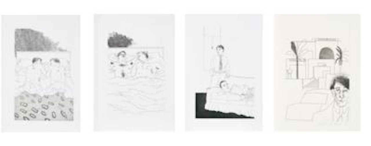 Illustrations for Fourteen poems by C. P. Cavafy by David Hockney