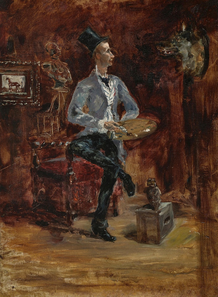 Princeteau dans son atelier by Henri de Toulouse-Lautrec