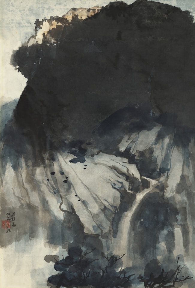 Landscape in Splashed Ink by Zhang Daqian
