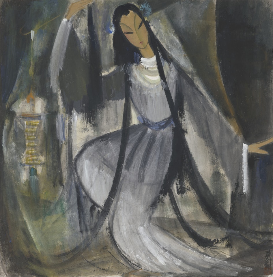 Dancing Lady by Lin Fengmian