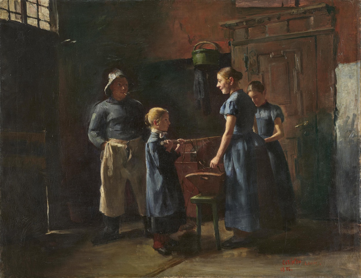 Im Fischerhaus by Lovis Corinth