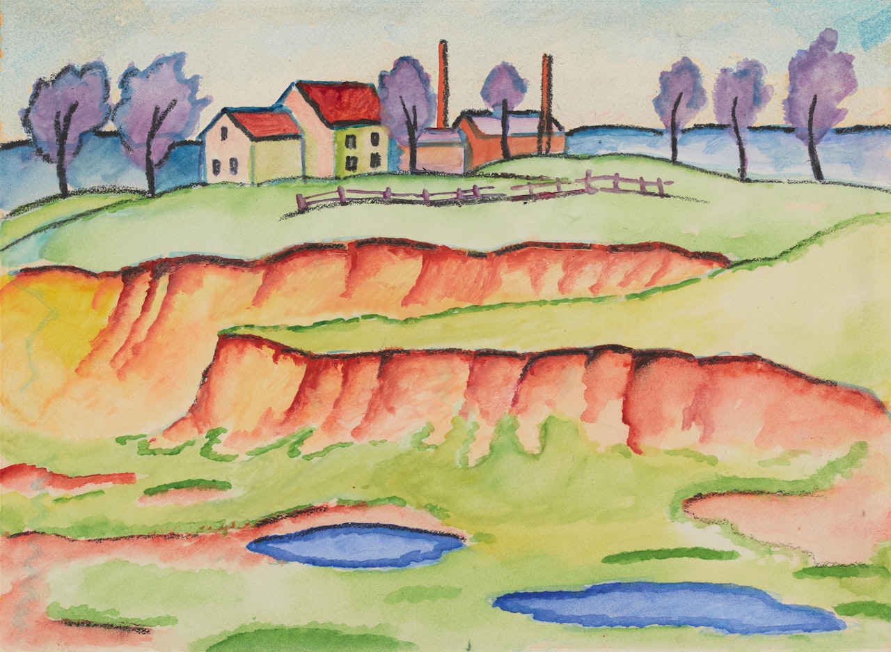 Sandgrube by August Macke