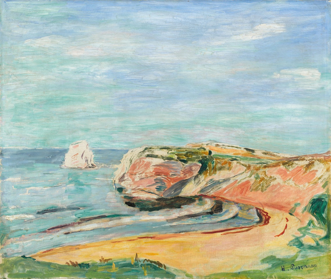 Küstenlandschaft bei Sorrent by Hans Purrmann