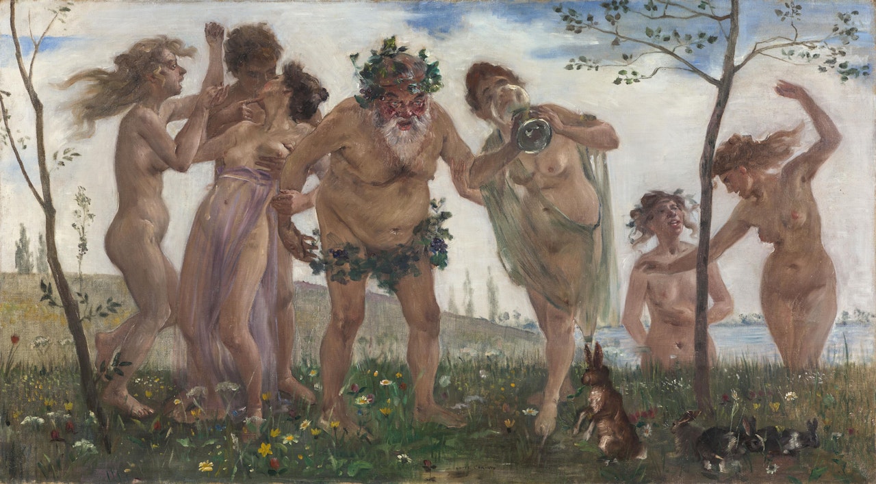 Bacchantenzug by Lovis Corinth