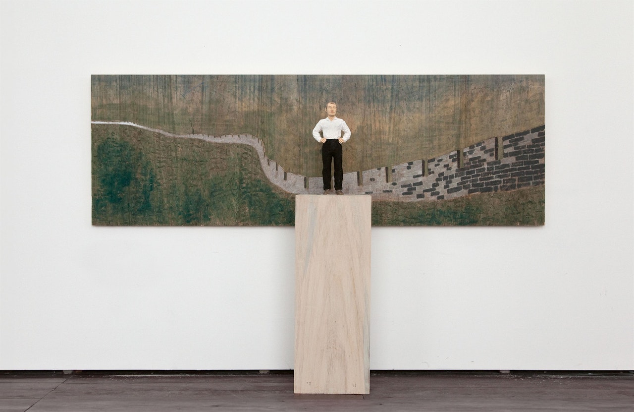 Untitled (Chinese Wall) by Stephan Balkenhol