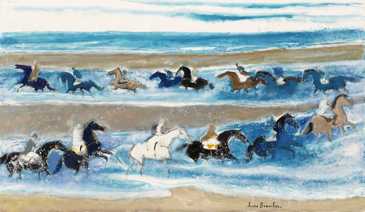 La grande chevauchée bleue by André Brasilier
