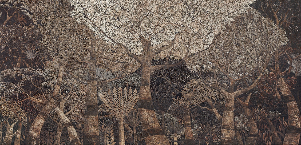 Burung-Burung Di Hutan (Birds in the Jungle) by Haji Widayat
