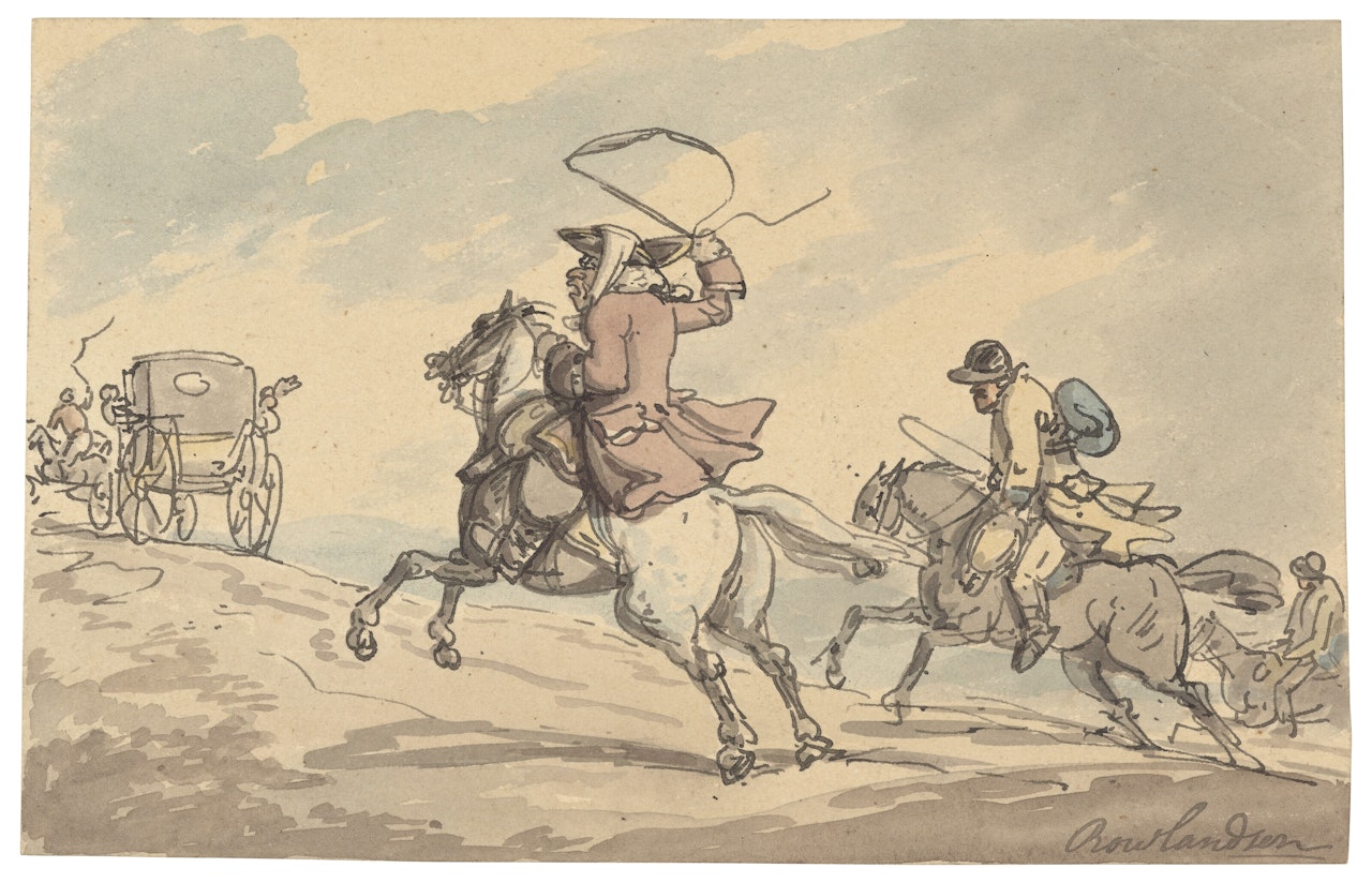 The elopement by Thomas Rowlandson
